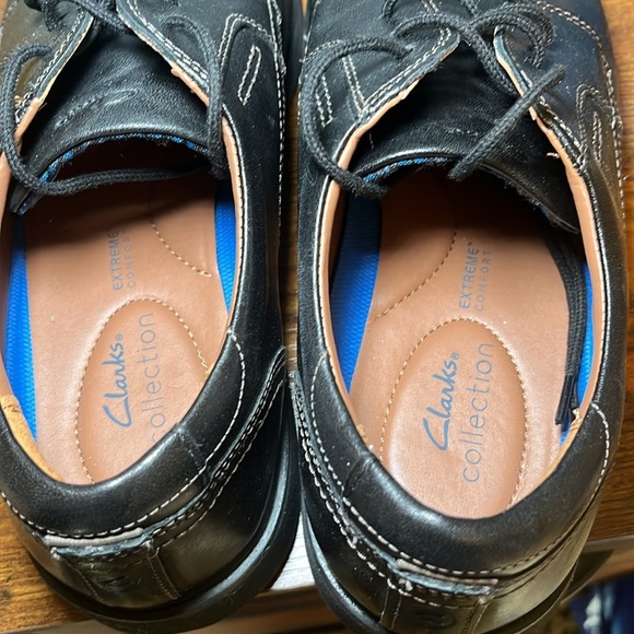 Clarks Malwood Lace Men CLARKS Malwood Lace Up Oxford Shoes‎ Black Cushion Comfy Career Professional